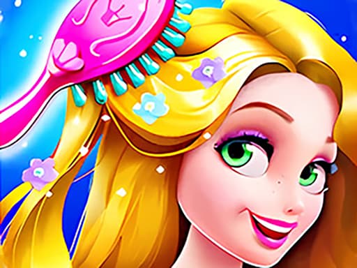 Long Hair Princess Salon game screenshot - girls - Free online game