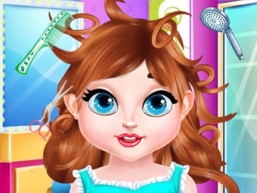 Baby Taylor Hair Salon Fun game screenshot - girls - Free online game