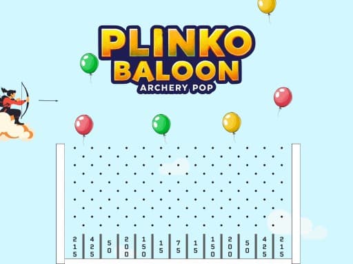 Plinko Ballon Archery Pop game screenshot - arcade - Free online game