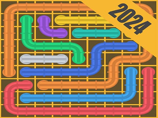 Captura de pantalla del juego Connect Pipe! Color Puzzle Game - puzzles - Juego gratuito en línea