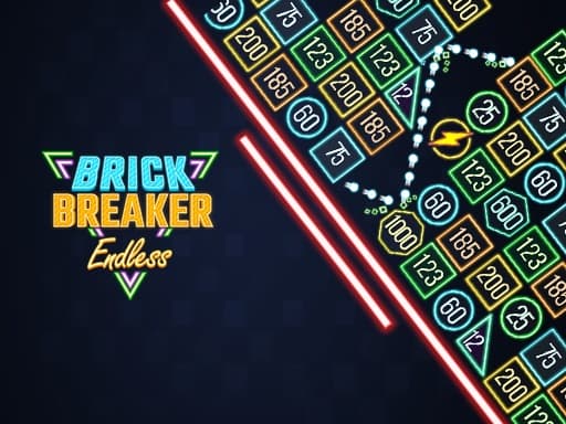 Brick Breaker Endless game screenshot - hypercasual - Free online game
