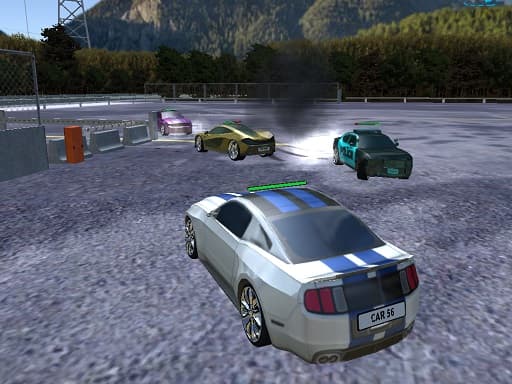Captura de pantalla del juego Parking Car Crash Demolition Multiplayer - racing - Juego gratuito en línea