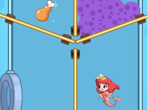 Mermaid Rescue game screenshot - puzzles - Free online game