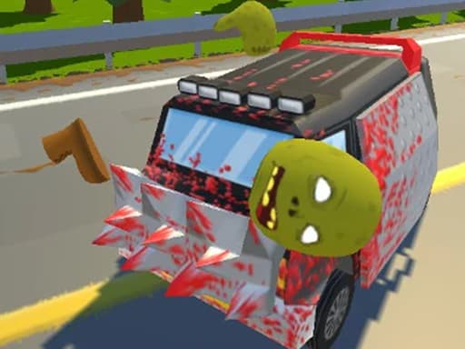 Crash Em Zombies game screenshot - racing - Free online game