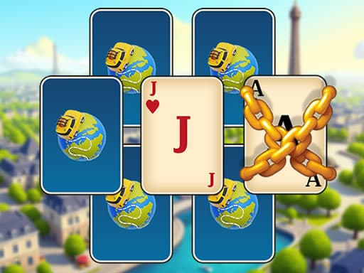 Solitaire World Tour游戏截图 - hypercasual - 免费在线游戏