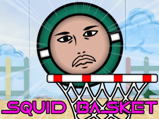 Captura de pantalla del juego Squid Basket - sports - Juego gratuito en línea