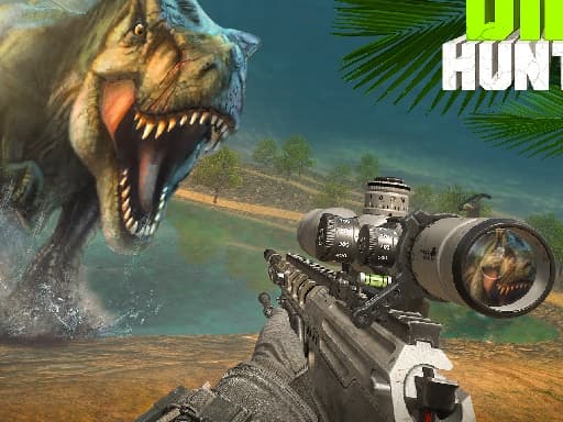 Captura de pantalla del juego Sniper Dinosaur Hunting - shooting - Juego gratuito en línea