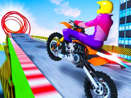 Sky City Riders game screenshot - racing - Free online game