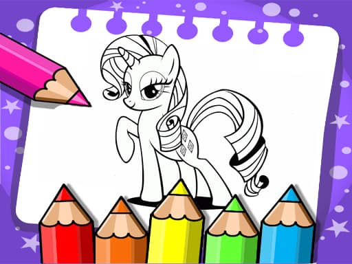 My Little Pony Coloring game screenshot - girls - Free online game