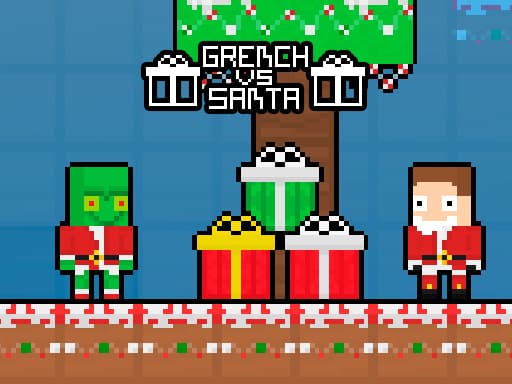 Grench vs Santa game screenshot - arcade - Free online game
