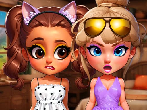 Celebrity Face Dance game screenshot - girls - Free online game