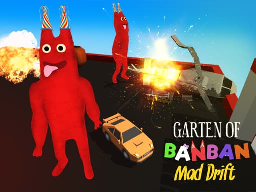 Garten of BanBan: Mad Drift game screenshot - hypercasual - Free online game