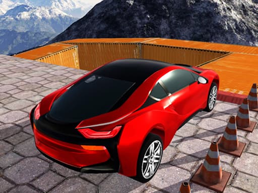 Captura de pantalla del juego Sky Car Parking with Stunts 2021 - racing - Juego gratuito en línea