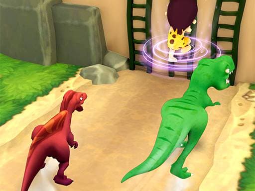Dinosaur Shifting Run game screenshot - racing - Free online game