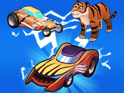 Captura de pantalla del juego Merge Car 3D - arcade - Juego gratuito en línea