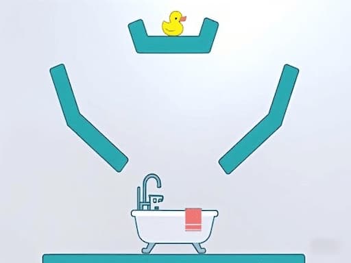 HelpTheDuck游戏截图 - puzzles - 免费在线游戏