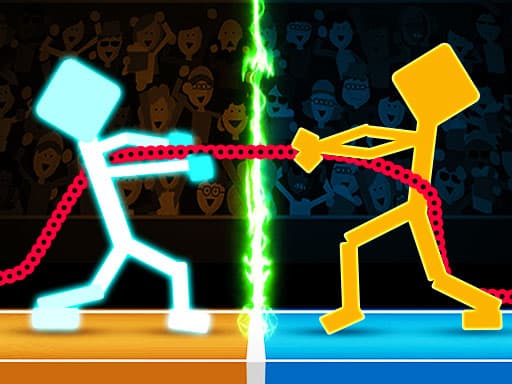 Drunken Tug War game screenshot - fighting - Free online game