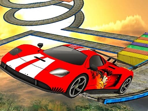 Mega Ramp Extreme Car Stunt Game 3D游戏截图 - racing - 免费在线游戏