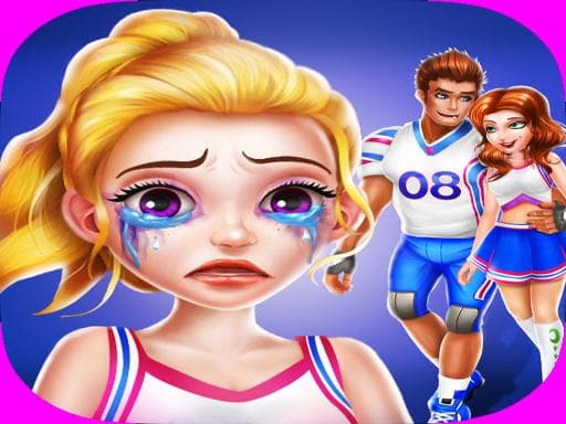 HighSchool Cheerleader game screenshot - girls - Free online game