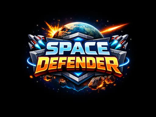 Captura de pantalla del juego NEON SPACE DEFENDER - shooting - Juego gratuito en línea
