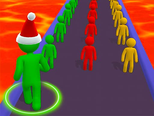 Ragdoll Rush 3D game screenshot - hypercasual - Free online game