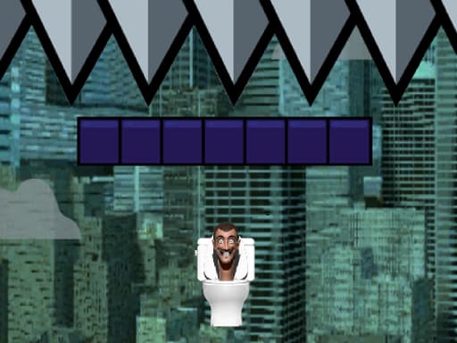 Skibidi Toilet City Jumper游戏截图 - arcade - 免费在线游戏