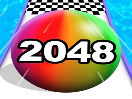Ball Roll Color 2048 game screenshot - action - Free online game