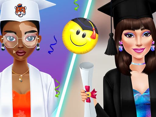 Graduation Makeup Trends game screenshot - girls - Free online game