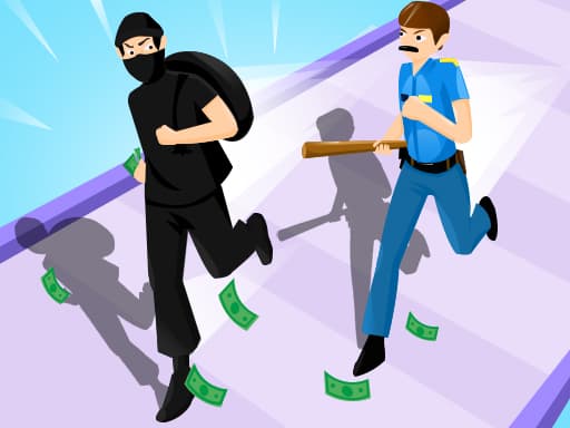 Cop Run 3d game screenshot - racing - Free online game