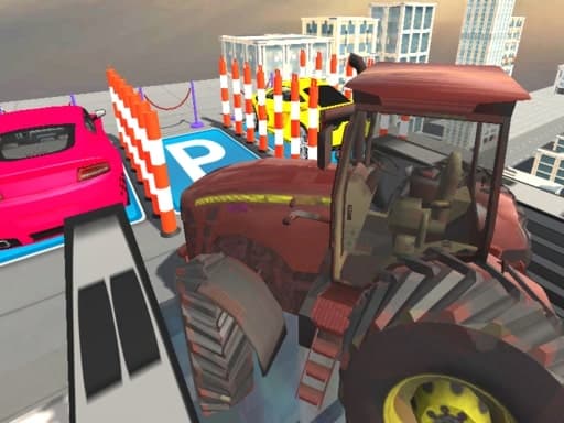 SkyTractor Parking游戏截图 - arcade - 免费在线游戏