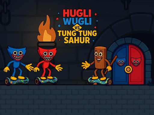 Hugli Wugli vs Tung Tung Sahur game screenshot - arcade - Free online game