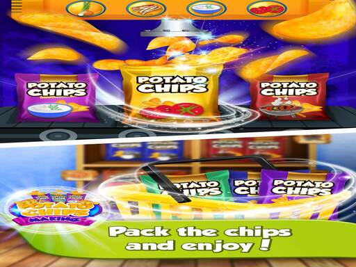 Potato Chips Making game screenshot - cooking - Free online game