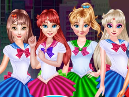 Princess Sailor Moon Battle Outfit game screenshot - girls - Free online game