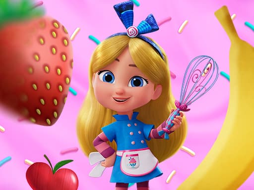 WONDERLAND CAKE MAKER game screenshot - cooking - Free online game