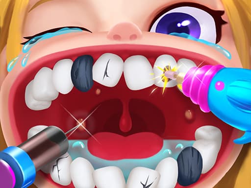Dental Care Game game screenshot - girls - Free online game