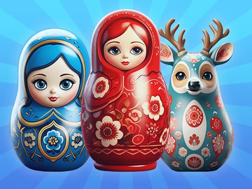Sort by Matryoshka Shelves!游戏截图 - hypercasual - 免费在线游戏