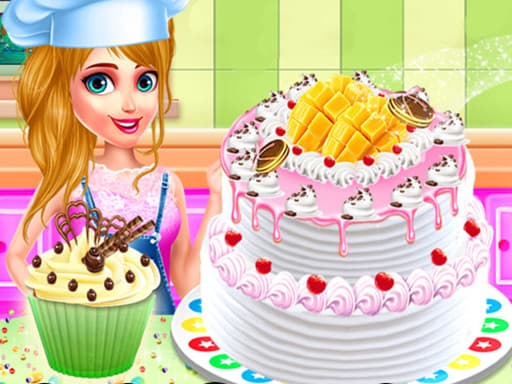 Doll Cake Bakery Shop game screenshot - girls - Free online game