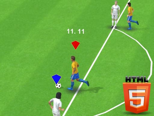 Soccer Championship 2023 HTML5 game screenshot - action - Free online game