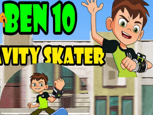 Captura de pantalla del juego Ben 10 Gravity Skater - boys - Juego gratuito en línea
