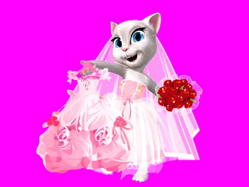 Talking Tom Angela City Wedding Boutique	 game screenshot - girls - Free online game