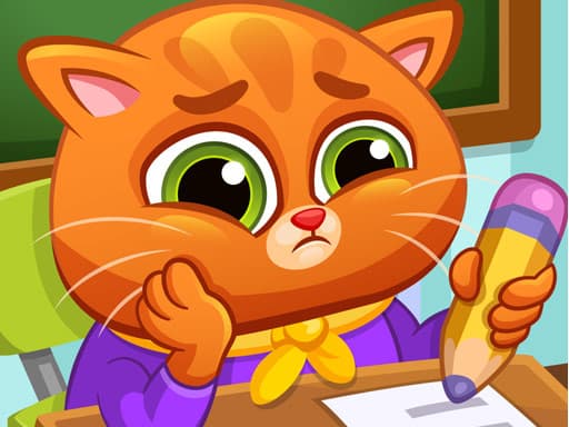 Lovely Virtual Cat At School game screenshot - girls - Free online game