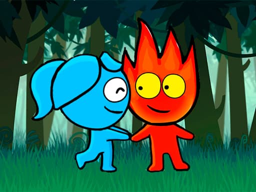 Red boy and Blue Girl Forest Adventure game screenshot - adventure - Free online game