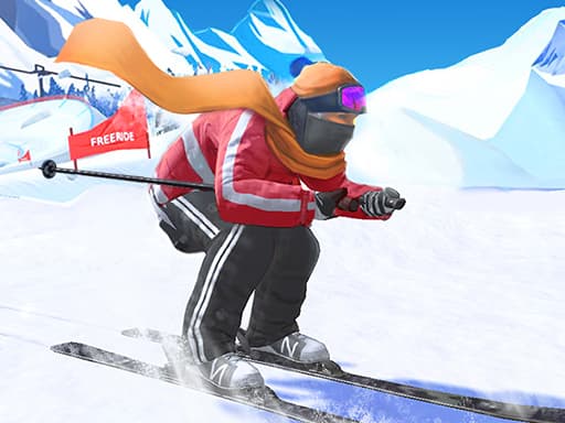 Ski Rush 3D game screenshot - sports - Free online game