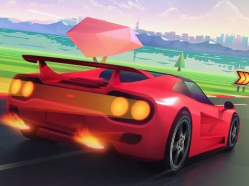 Toon Horizon Car Chase游戏截图 - arcade - 免费在线游戏