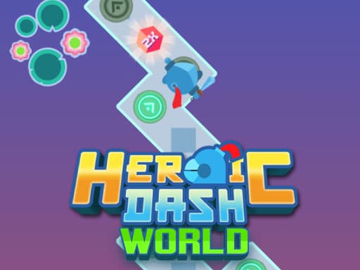 Captura de pantalla del juego Heroic Dash World - clicker - Juego gratuito en línea
