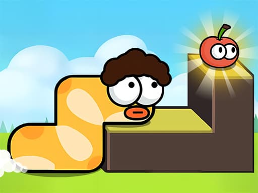 Captura de pantalla del juego Apple Worm 2 - arcade - Juego gratuito en línea