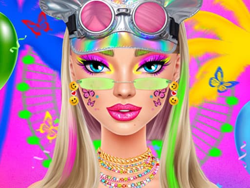 Festival Vibes Makeup game screenshot - girls - Free online game