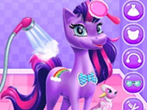 Magical Unicorn Grooming World - Pony Care游戏截图 - girls - 免费在线游戏