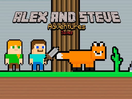 Alex and Steve Adventures Saves游戏截图 - arcade - 免费在线游戏