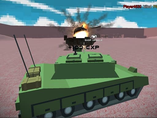 Helicopter And Tank Battle vehicle wars游戏截图 - multiplayer - 免费在线游戏